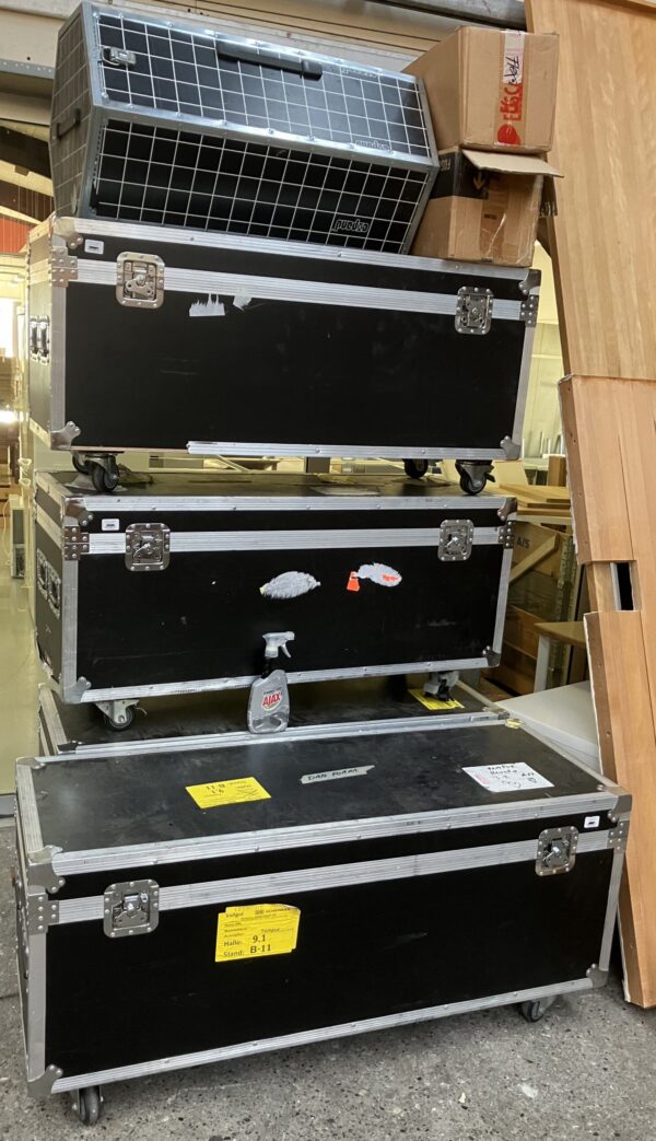 Flightcases/transportkasse. 48x123x49 cm. - Image 3